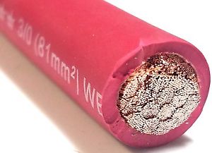 pink welding cable